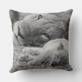 Coussin Lion CUB mignon dépendant du père (Verso)
