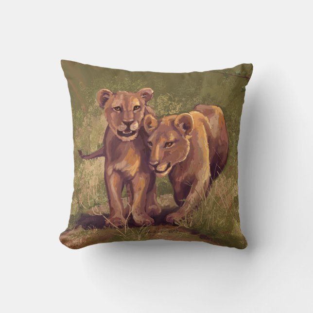 Coussin Lion Cubs (Recto)