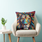 COUSSIN LION CUSHION ABSTRAIT (Chaise)