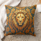 Coussin Lion de fleurs 51 x 51 (Couverture)