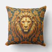 Coussin Lion de fleurs 51 x 51 (Recto)