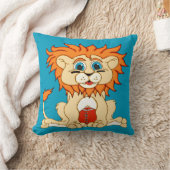 Coussin Lion de football (Couverture)