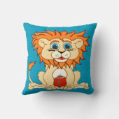 Coussin Lion de football (Verso)