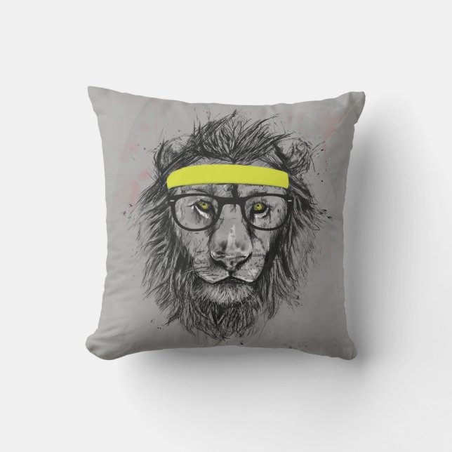 Coussin Lion de hippie (Recto)