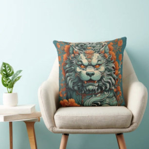 Coussin Lion de sagesse Flu 