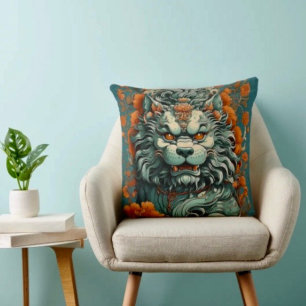 Coussin Lion de sagesse Flu 