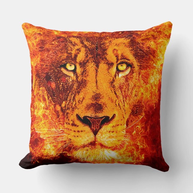 Coussin Lion flamand de Juda (Recto)