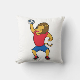 Coussin Lion Handball player Handball