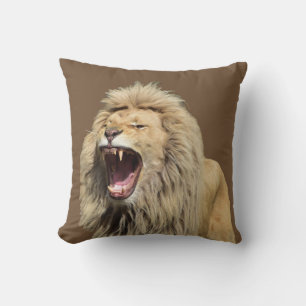 Coussin Lion haute tension