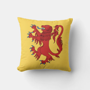 Coussin Lion Rampant Gules