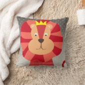 Coussin Lion rouge sur les points Ombre Jeter l'oreiller (Couverture)