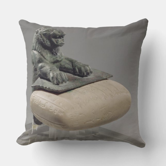Coussin Lion tenant un comprimé de base de Hurrian, c.2150 (Recto)