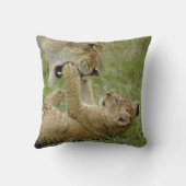 Coussin Lionceau Jouant (Verso)