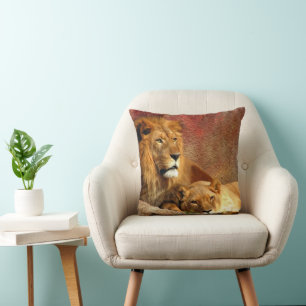 Coussin Lions
