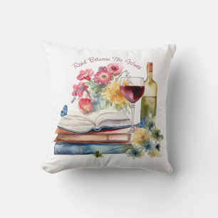Coussin Lire entre les vins