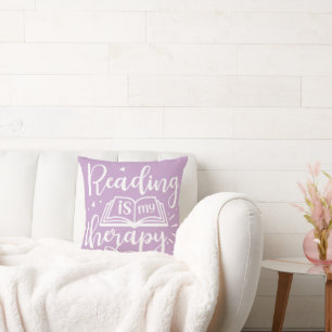Coussin Lire est mon Louveur de livre thérapeutique