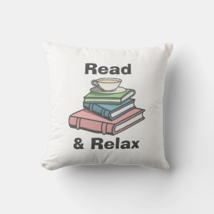 Coussin Lire et se détendre