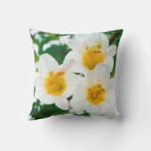 Coussin Lis blancs - Symbole d'amour (Verso)