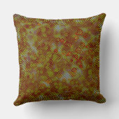 Coussin Listras queimadas e manchadas de xadrez (Verso)