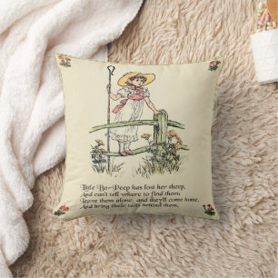 Coussin Little Bo Peep Nursery Rhyme