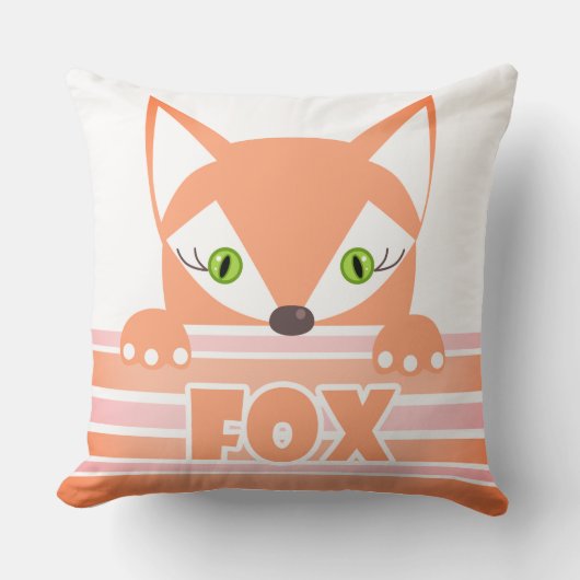 Coussin Little Fox (Recto)