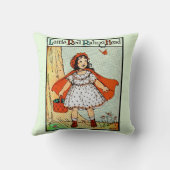 Coussin Little Red Riding Hood Vintage Cute (Verso)