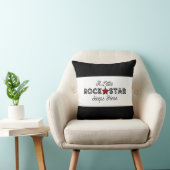 Coussin Little Rock Star Rocker Kid Rock et Roll Baby (Chaise)