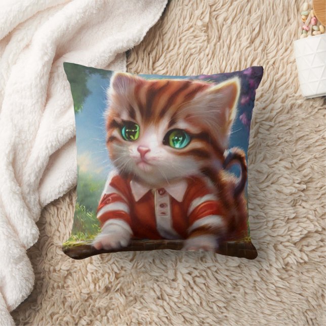 Coussin Little Tom (Chat)- (Couverture)