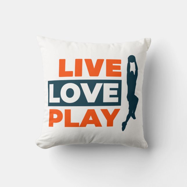 Coussin Live Love Play (Recto)