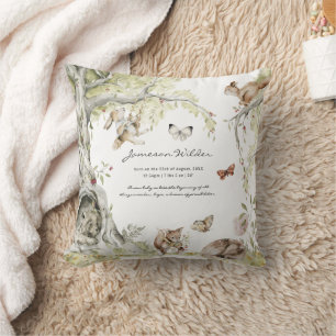 Coussin Livre de contes Statistiques de naissance en for