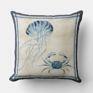 Coussin Livre de croquis d'Indigo Ocean Beach