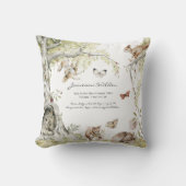 Coussin Livre d'histoires | Statistiques de naissance des (Recto)