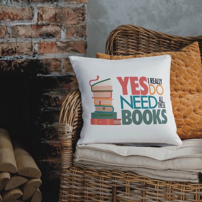 Coussin Livre et lecture Aimer Jeu d'oreiller (Créateur téléchargé)