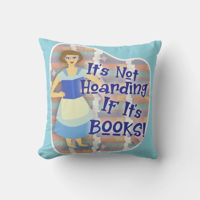 Coussin Livre Hoaring Gal Retro Kitschy Cartoon Fun (Recto)