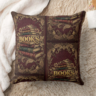 Coussin Livres Amoureux des Livres Écrivains Lecteurs Bibl