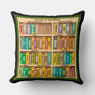 Coussin Livres de la Bible