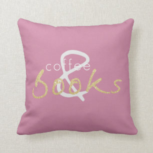 Coussin Livres et carreau de café