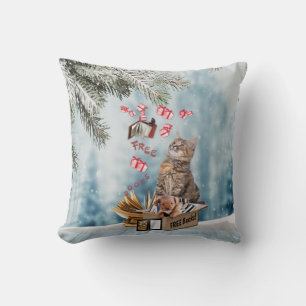 Coussin Livres gratuits pour Noël