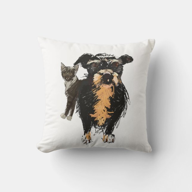 Coussin Lizzie&Kitty  (Recto)