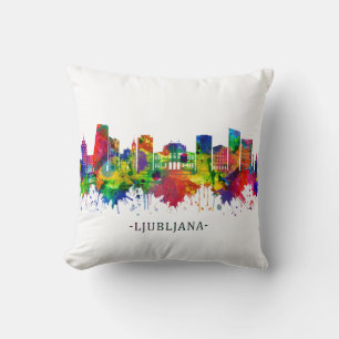 Coussin Ljubljana Slovénie Skyline