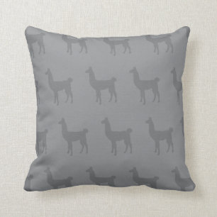 Coussin Llama Grays