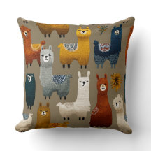 Llamas et alpagas colorés se mélangent