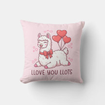 Llove You Llots - Kawaii Llama Valentine
