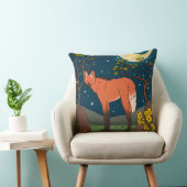 Coussin Lobo Guará e a flor de ipê - Animais Brasileiros (Chaise)