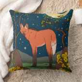 Coussin Lobo Guará e a flor de ipê - Animais Brasileiros (Couverture)