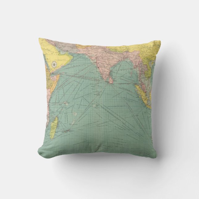 Coussin L'Océan Indien 3 (Recto)