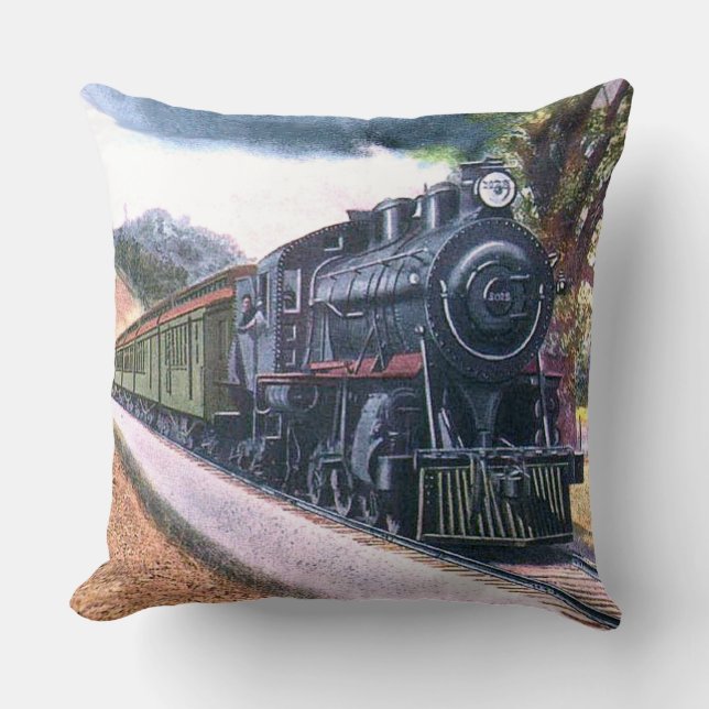 Coussin Locomotive à vapeur (Recto)