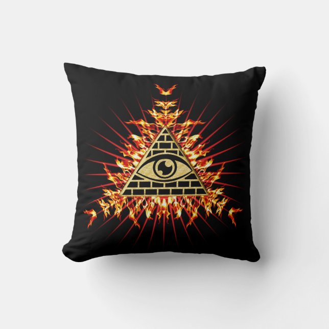 Coussin L'Oeil de Dieu (Recto)
