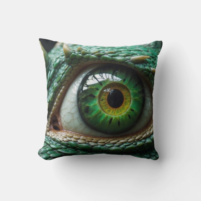 Coussin L'oeil d'un Imaginaire-dragon Art (Recto)