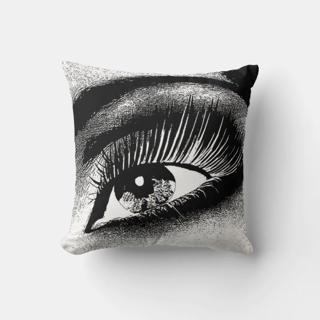 Coussin L'oeil voient U (Recto)